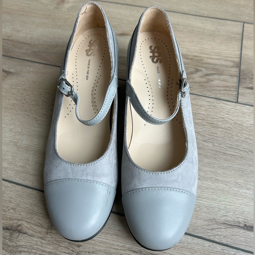 SAS Women's Isabel Mary Jane Flats - Grigio/Snake
